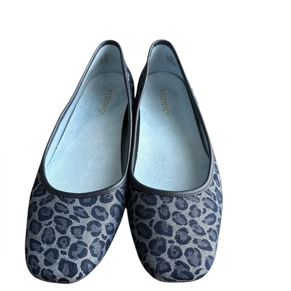 Vionic Orinda Square Toe Flat navy / denim size 9. - Picture 5 of 9